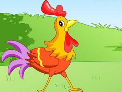 吹牛的公鸡的寓言故事1
